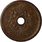 Ekena Millwork Grape Ceiling Medallion (Canopies up to 3 5/8"), 22 5/8"OD x 3 5/8"ID x 5/8"P, Root Beer Crackle CM22GRRBC - alternate 1